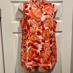 ⭐️2 /$15⭐️Ann Taylor LOFT a floral top blouse